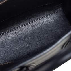 Pre Owned Céline Black Leather Nano Luggage Tote