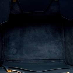 Pre Owned Celine Grey Leather Mini Tie Tote