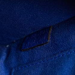 Pre Owned حقيبة يد توتس سيلين نانو لاغيدج جلد أزرق