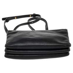 مملوكة مسبقًا حقيبة كروس سيلين تريو جلد أسود