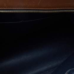 Pre Owned Celine Brown Leather Medium Edge Top Handle Bag