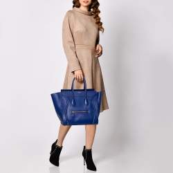 Pre Owned حقيبة ميني لاغيدج سيلين لاغيدج جلد أزرق