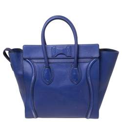 Pre Owned حقيبة ميني لاغيدج سيلين لاغيدج جلد أزرق