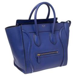 Pre Owned حقيبة ميني لاغيدج سيلين لاغيدج جلد أزرق