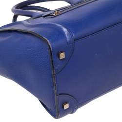 Pre Owned حقيبة ميني لاغيدج سيلين لاغيدج جلد أزرق