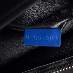 Pre Owned Celine Tricolor Leather and Canvas Micro Luggage Tote