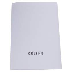 Pre Owned Celine Tricolor Leather and Canvas Micro Luggage Tote