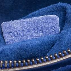 مملوكة مسبقًا Celine Navy Blue Leather Medium Phantom Luggage Tote 