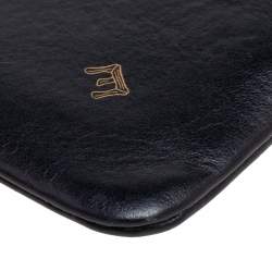 Pre Owned Celine Black Leather Solo Coin Purse