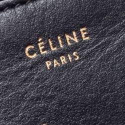 Pre Owned Celine Black Leather Solo Coin Purse