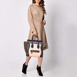 Pre Owned حقيبة يد توتس سيلين ميني لاغيدج جلد وجلد ثعبان ثلاثي اللون