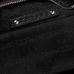 Pre Owned Celine Black Leather Medium Bittersweet Hobo