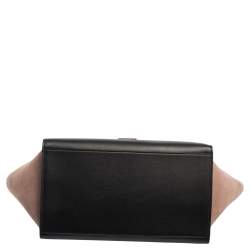 Pre Owned Celine Tri Color Leather Medium Trapeze Bag