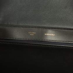 Pre Owned Celine Tri Color Leather Medium Trapeze Bag