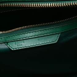 Pre Owned حقيبة يد سيلين لاغيدج ميني جلد ثعبان أخضر