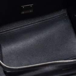 Pre Owned Celine Tricolor Python and Leather Medium Trapeze Bag