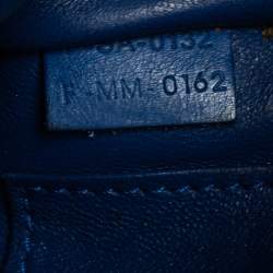 Pre Owned حقيبة يد توتس سيلين نانو لاغيدج جلد أزرق