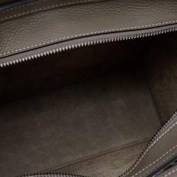 Pre Owned Céline Grey Leather Nano Luggage Tote