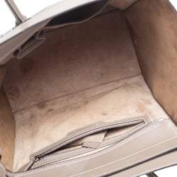 Pre Owned حقيبة يد سيلين لاغيدح ميني جلد بيج داكن 