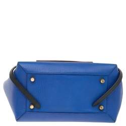Pre Owned Celine Tri Color Leather Mini Belt Top Handle Bag