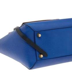 Pre Owned Celine Tri Color Leather Mini Belt Top Handle Bag