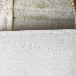 Pre Owned Celine Off White Leather Mini Belt Top Handle Bag