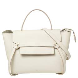 Celine Nano Belt Bag in White