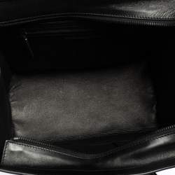 Pre Owned Celine Multicolor Woven Leather Medium Phantom Luggage Tote