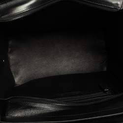 Pre Owned Celine Multicolor Woven Leather Medium Phantom Luggage Tote