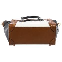 Pre Owned حقيبة يد سيلين لاغيدغ نانو جلد ثلاثية اللون