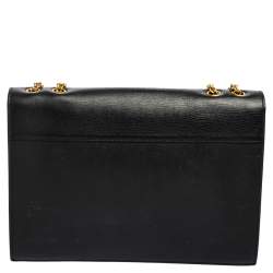 Pre Owned Celine Black Suede And Leather Pocket Envelope Shoulder Bag