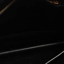 Pre Owned Celine Black Suede And Leather Pocket Envelope Shoulder Bag