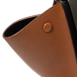 Pre Owned Celine Tricolor Leather Mini Trapeze Bag
