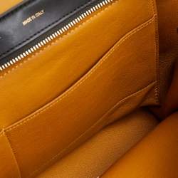 Pre Owned حقيبة سيلين ترابيز سويدي وجلد ثلاثي اللون متوسطة بيد علوية