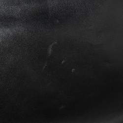 Pre Owned Celine Black Leather Large Trio Crossbody Bag  