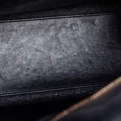 Pre Owned حقيبة يد توتس سيلين نانو لاغيدج جلد وجلد ثعبان ثلاثية اللون