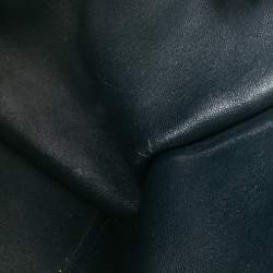 Pre Owned Celine Tri Color Leather and Suede Medium Trapeze Top Handle Bag