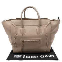 Pre Owned Céline Beige Leather Large Phantom Luggage Tote