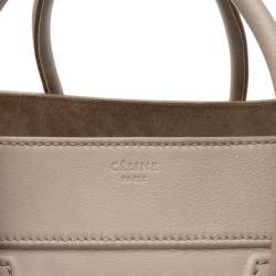 Pre Owned Céline Beige Leather Large Phantom Luggage Tote