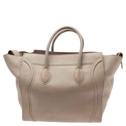 Pre Owned Céline Beige Leather Large Phantom Luggage Tote