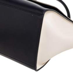 Pre Owned Celine Tri Color Leather Medium Trapeze Bag