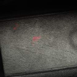 Pre Owned Celine Black Leather And Suede Medium Trapeze Bag