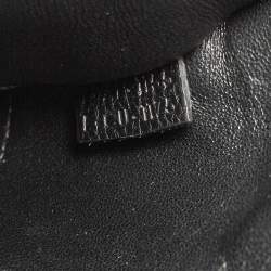 Pre Owned Celine Black Leather And Suede Medium Trapeze Bag