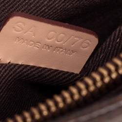 Pre Owned Celine Brown Macadam Coated Canvas and Leather Tote