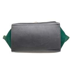 Pre Owned حقيبة بيد علوية سيلين ترابيز سويدي وجلد ثلاثي اللون كبيرة