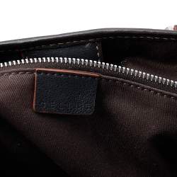 Pre Owned Celine Brown Macadam Canvas and Leather Tote