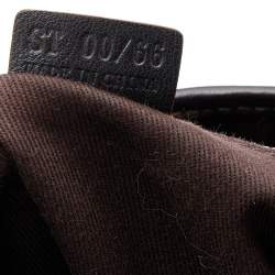 Pre Owned Celine Brown Macadam Canvas and Leather Tote