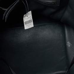 Pre Owned Celine Dark Grey Leather And Suede Medium Phantom Luggage Tote