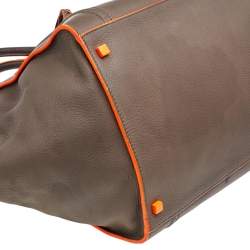 Pre Owned Celine Grey Leather Large Phantom Luggage Tote