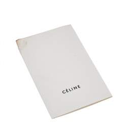 Pre Owned Celine Orange Leather Mini Luggage Tote